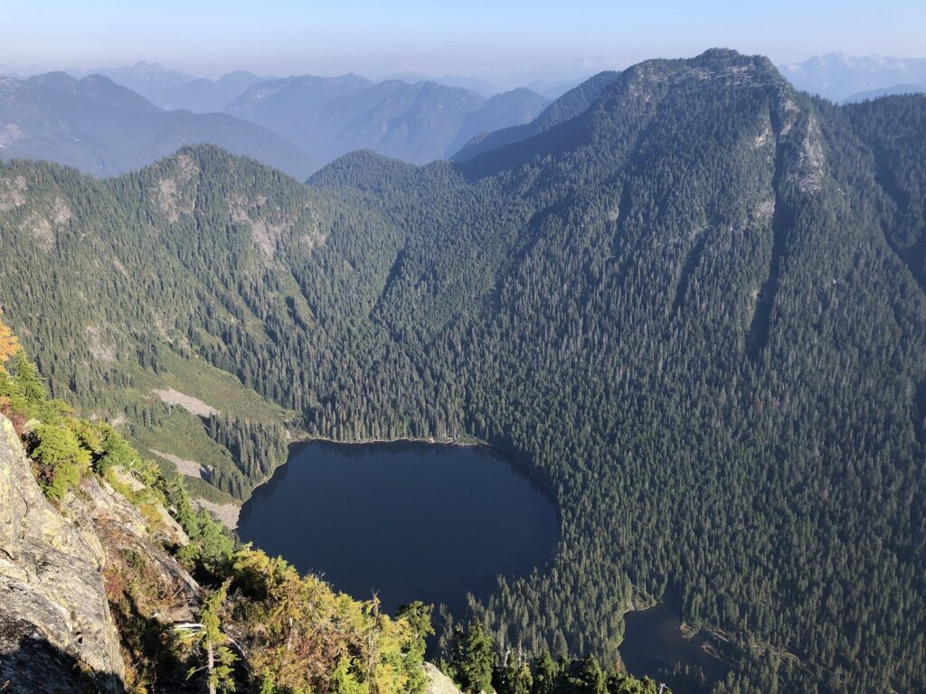 Elsay Lake View from Mount Elsay