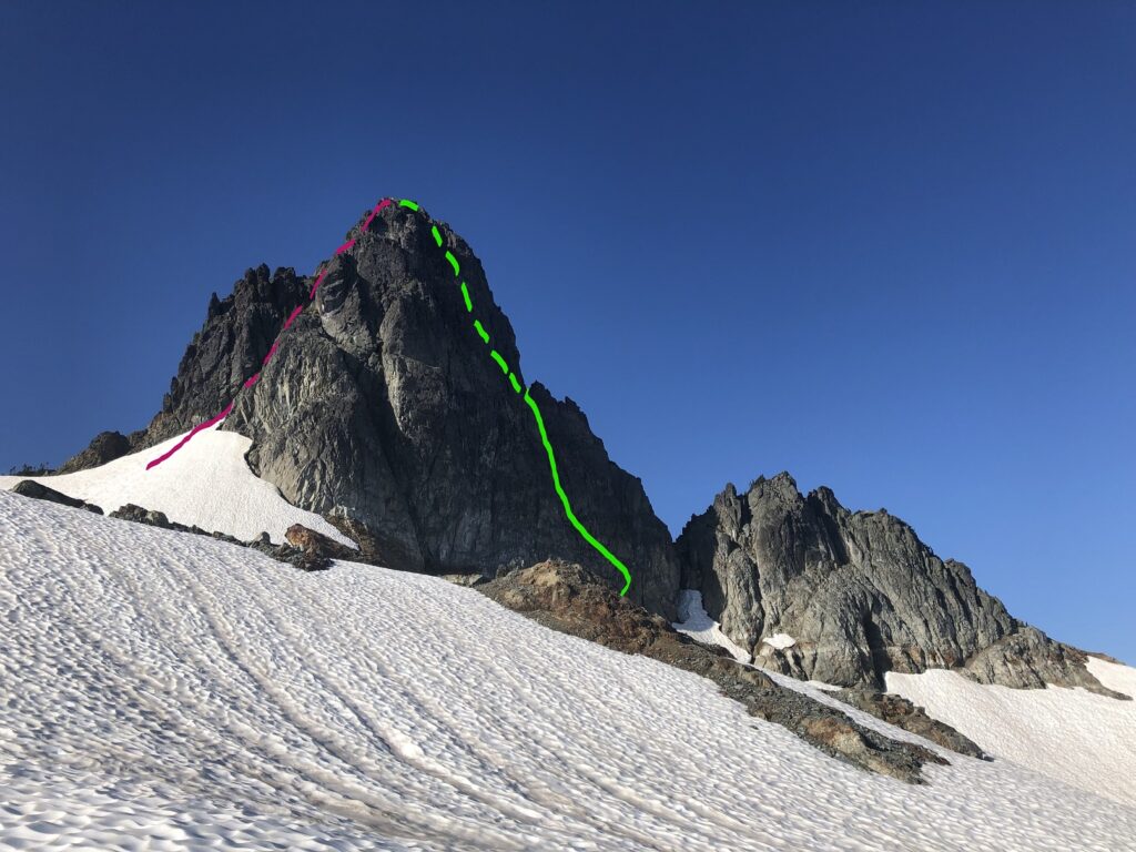 Co-Pilot North Face and Easy Gully route