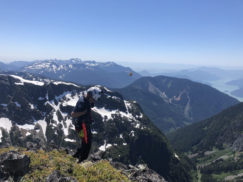 Co-Pilot North Face Rescue July 23 2022 Squamish SAR