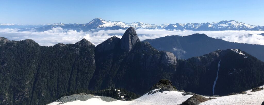 Mount Habrich as seen from Co-Pilot North Face