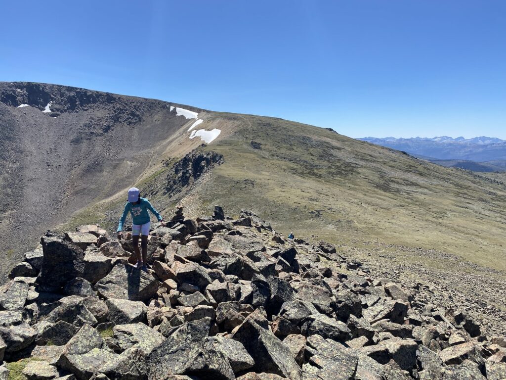 Cathedral Lakes Rim Trail - Red Mountain