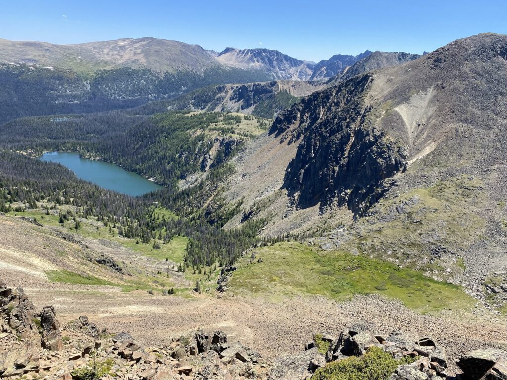 Cathedral Lakes Rim Trail-10-Red Mountain Summit