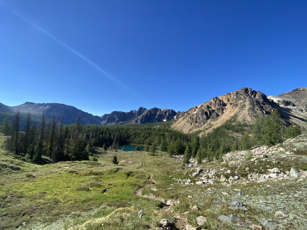 The Rim Trail at Cathedral Lakes Provincial Park - Ladyslipper Lake