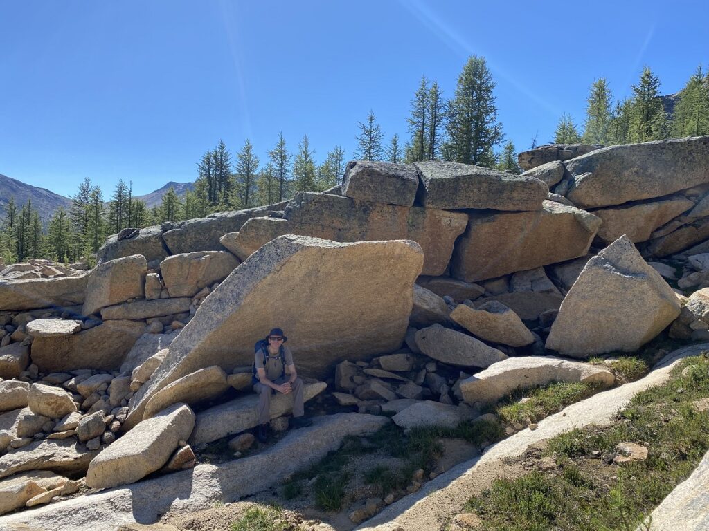 Cathedral Lakes Rim Trail Stone City Approach