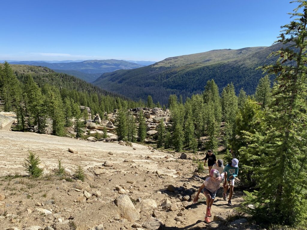 Cathedral Lakes Rim Trail Stone City Approach