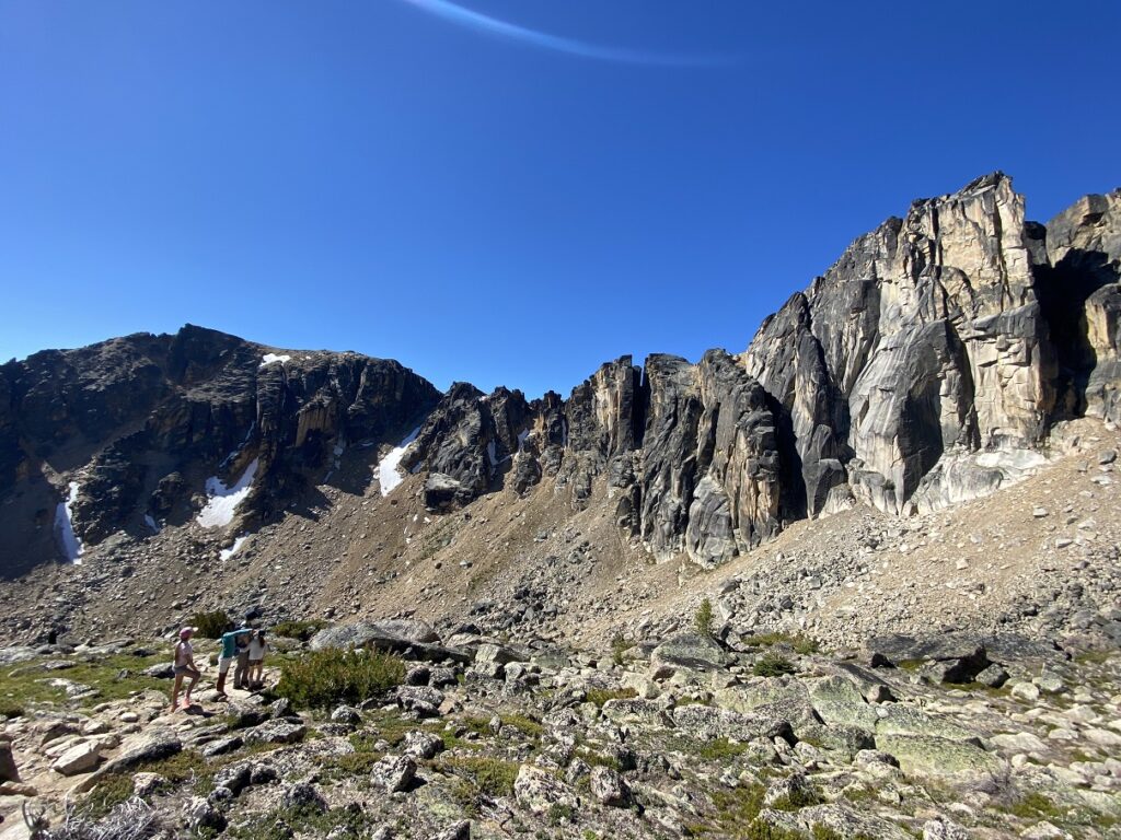 Cathedral Lakes Rim Trail Stone City Approach