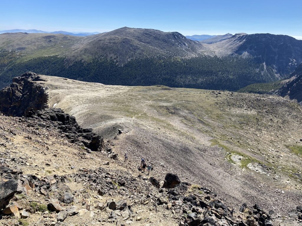 Cathedral Lakes Rim Trail Stone City Approach