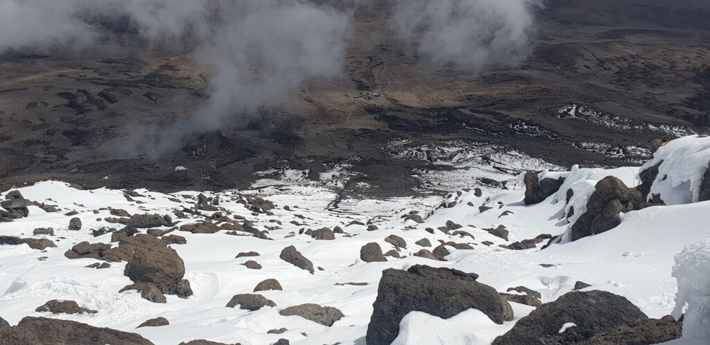 Slope up to Gillman's Point