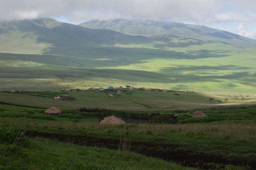 Maasai settlements in Malanja Depression