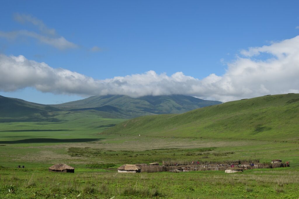 Maasai settlements in Malanja Depression