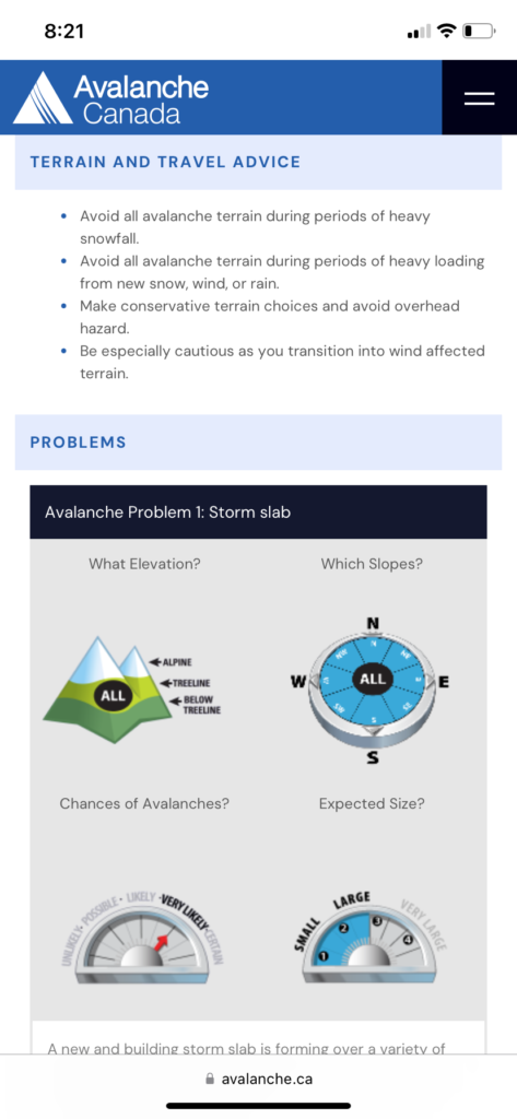 Avalanche Forecast - Avalanche Canada