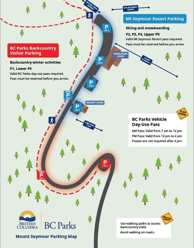 Mount Seymour Brockton Point Backcountry Parking