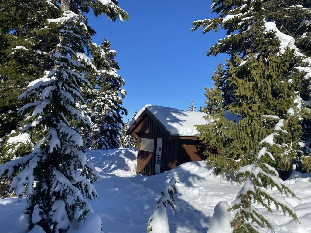 Red Heather Hut Backcountry Skiing