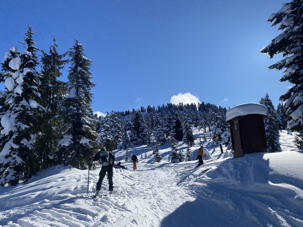 Red Heather Hut Backcountry Skiing