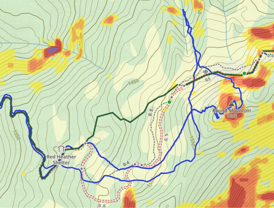 Round Mountain Backcountry Skiing