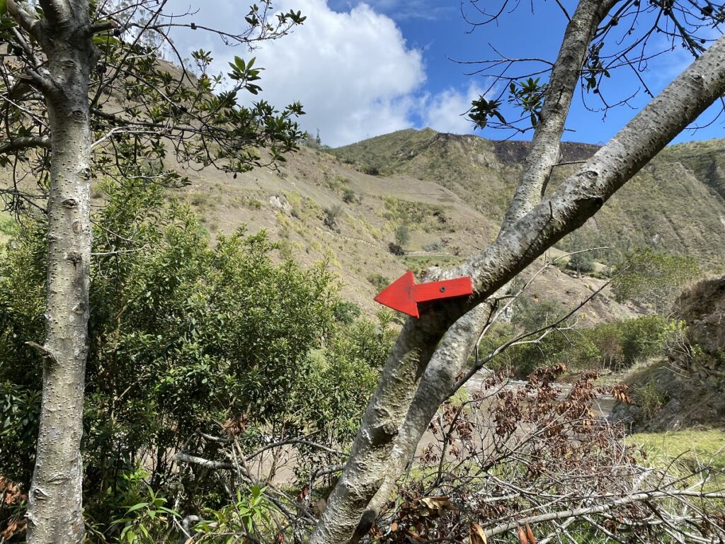 Quilotoa Loop Hike - Trail to Chugchilan