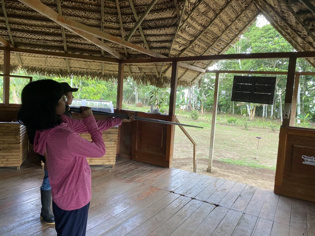 Sani Isla Community Centre Blowgun