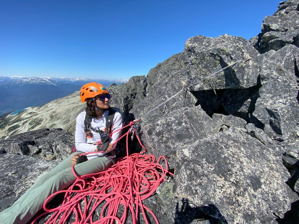 Dead on Arrival DOA Buttress Final 5.7 Pitch Blackcomb Peak 