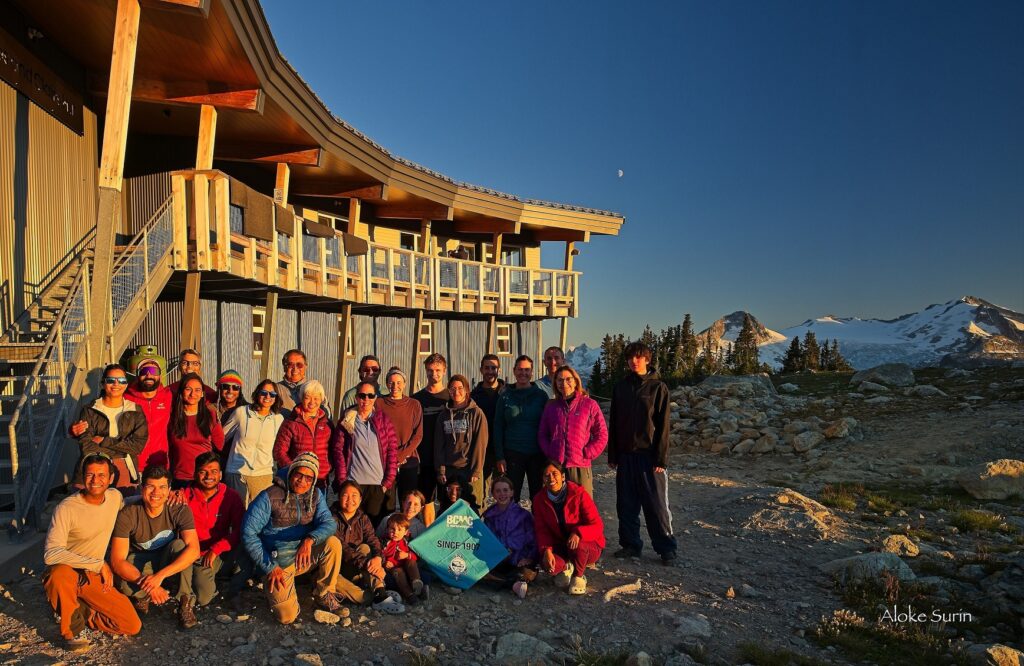 BCMC Group at Kees and Claire Memorial Hut