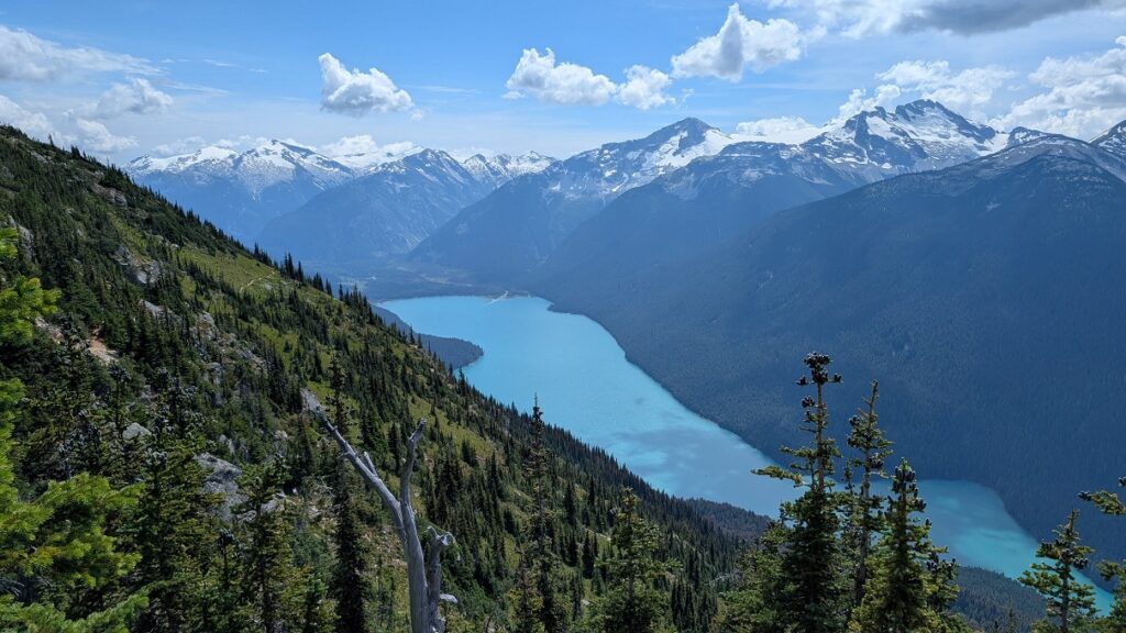 View of Cheakamus Lake from Musical Bumps Trail