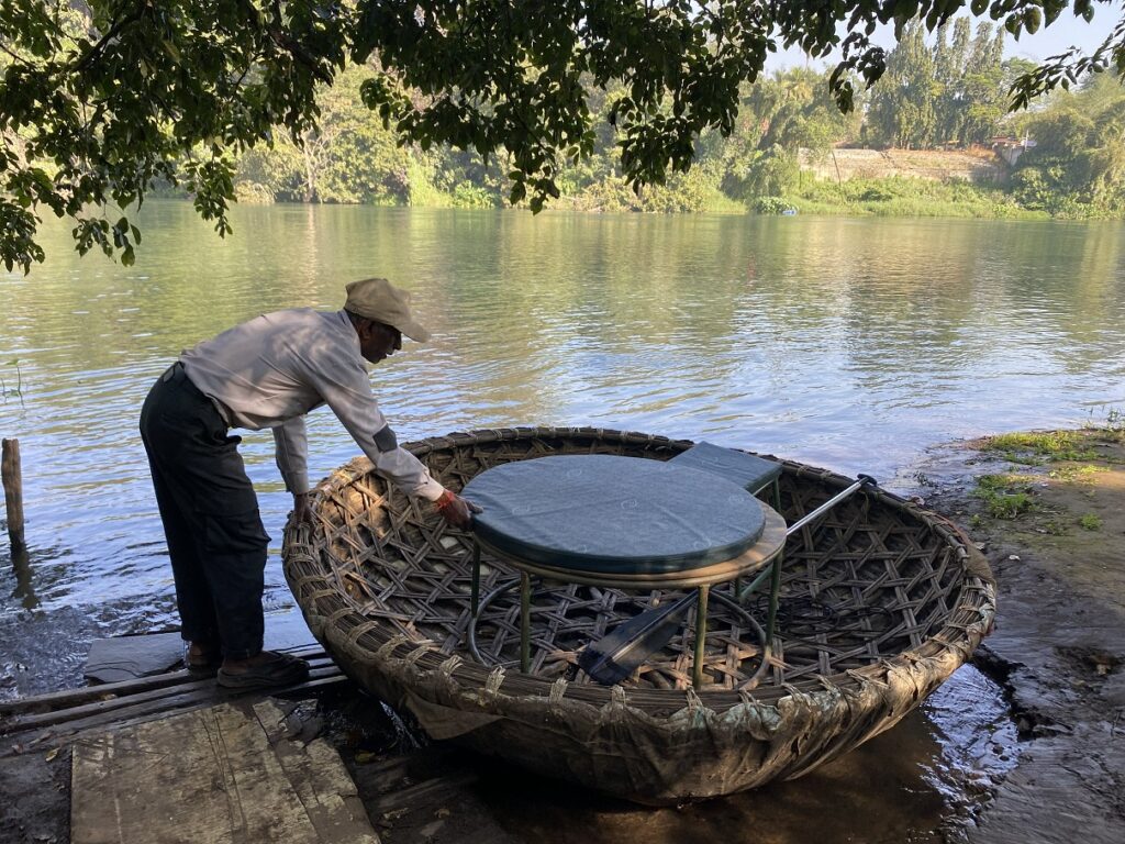 Coracle at Kali Adventure Camp